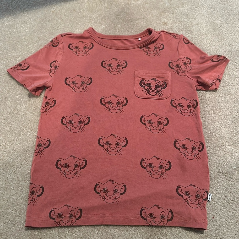 Little sleepies lion king simba embroidered tshirt